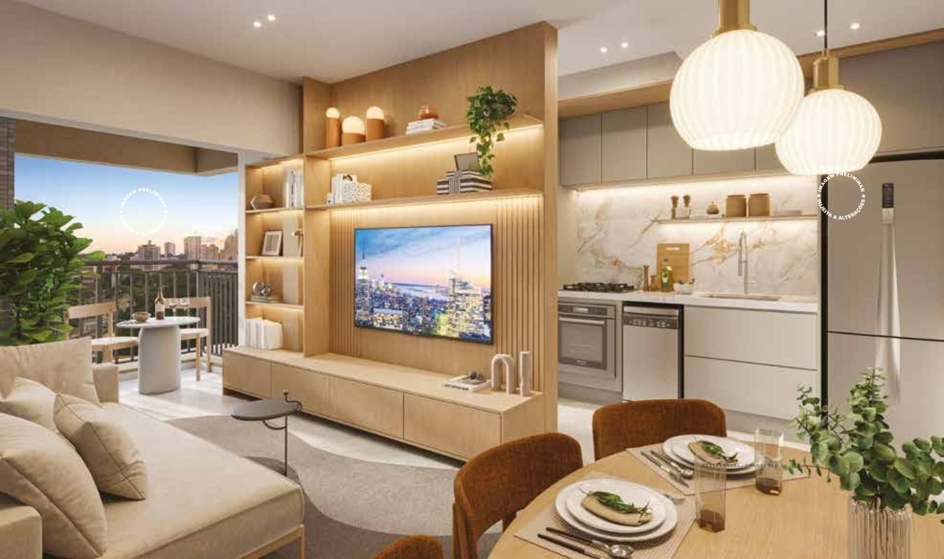Perspectiva ilustrada · 68 m²